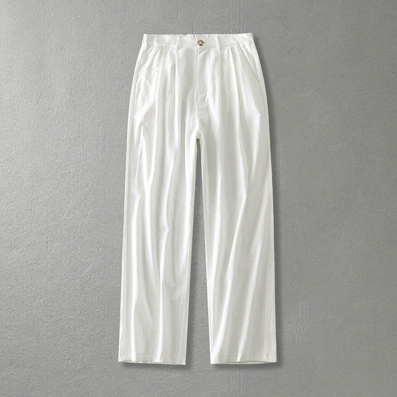 Ladies Wide Pleat Trousers with High Waist Chichicherry