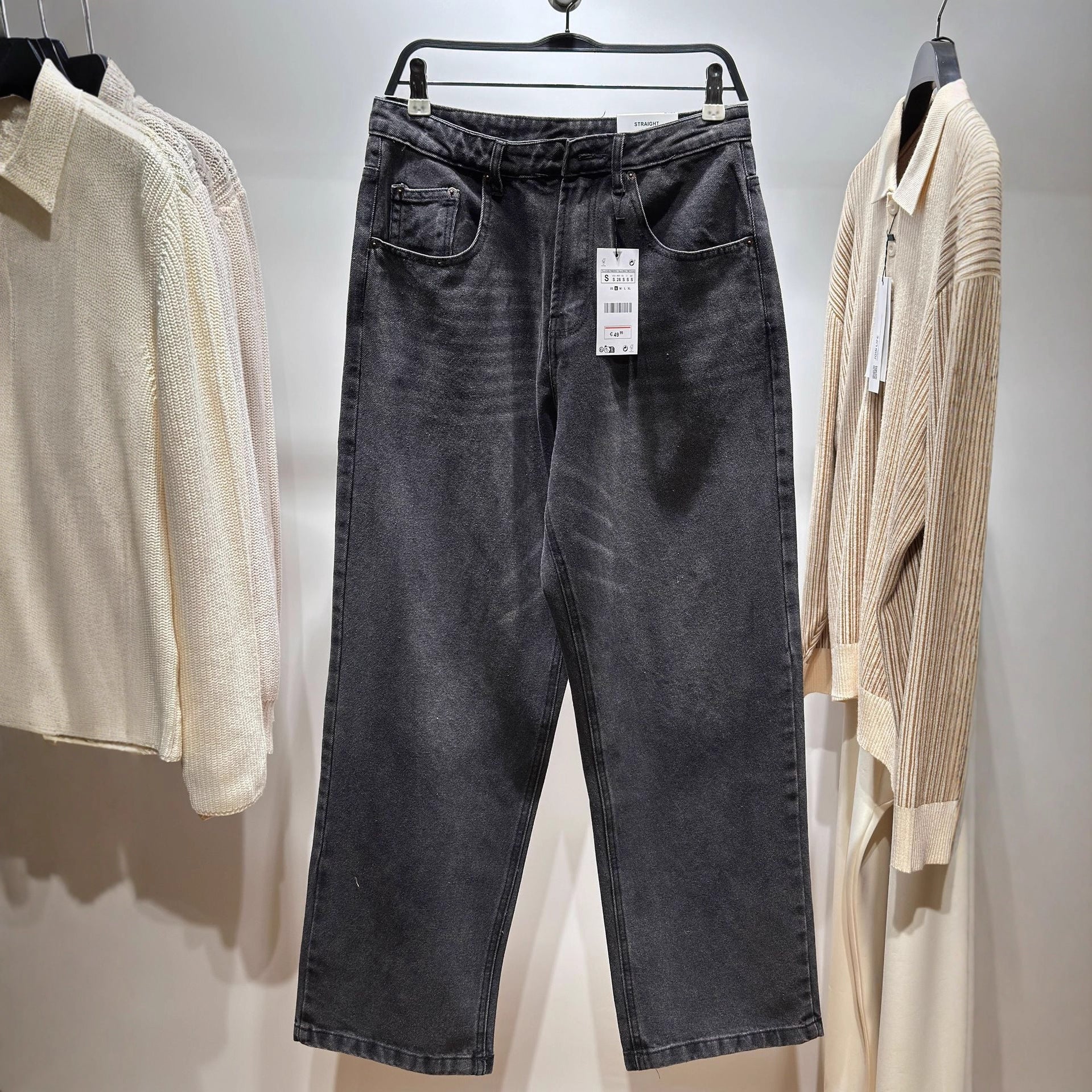 Women High-Waist Cropped Wide-Leg Jeans made of soft stretch denim Chichicherry
