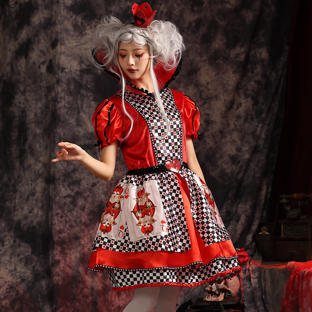 Girls Princess Costume in Playing Card Design Chichicherry