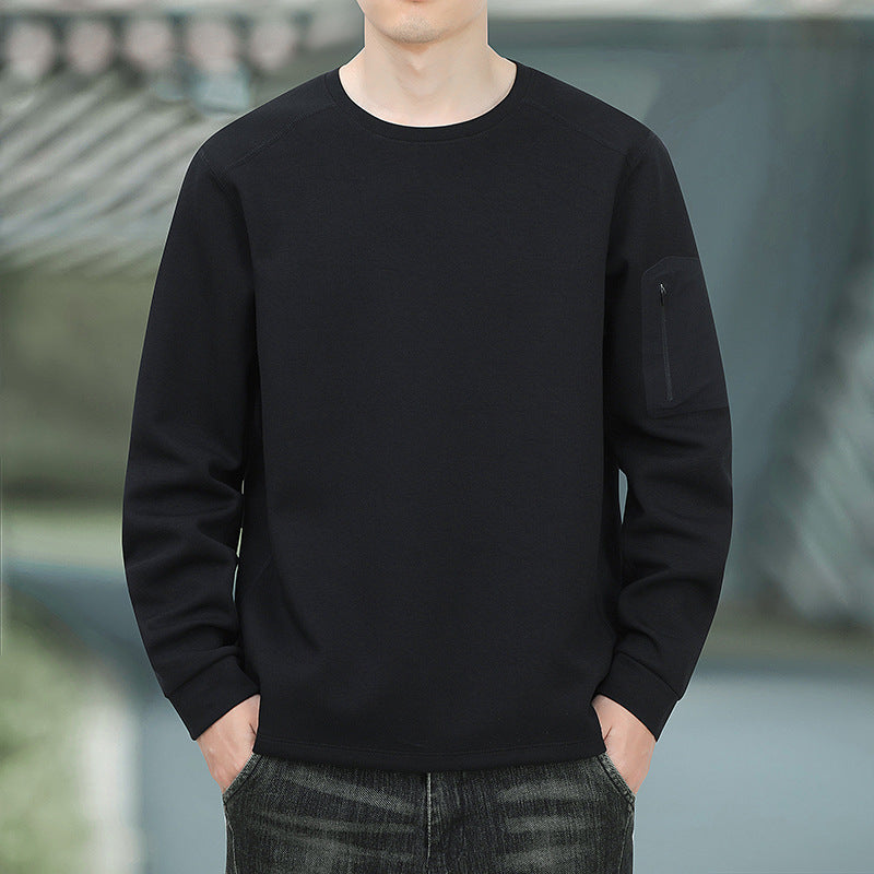 Men's Oversized Sweatshirt with contrasting side pockets and soft fleece lining Chichicherry