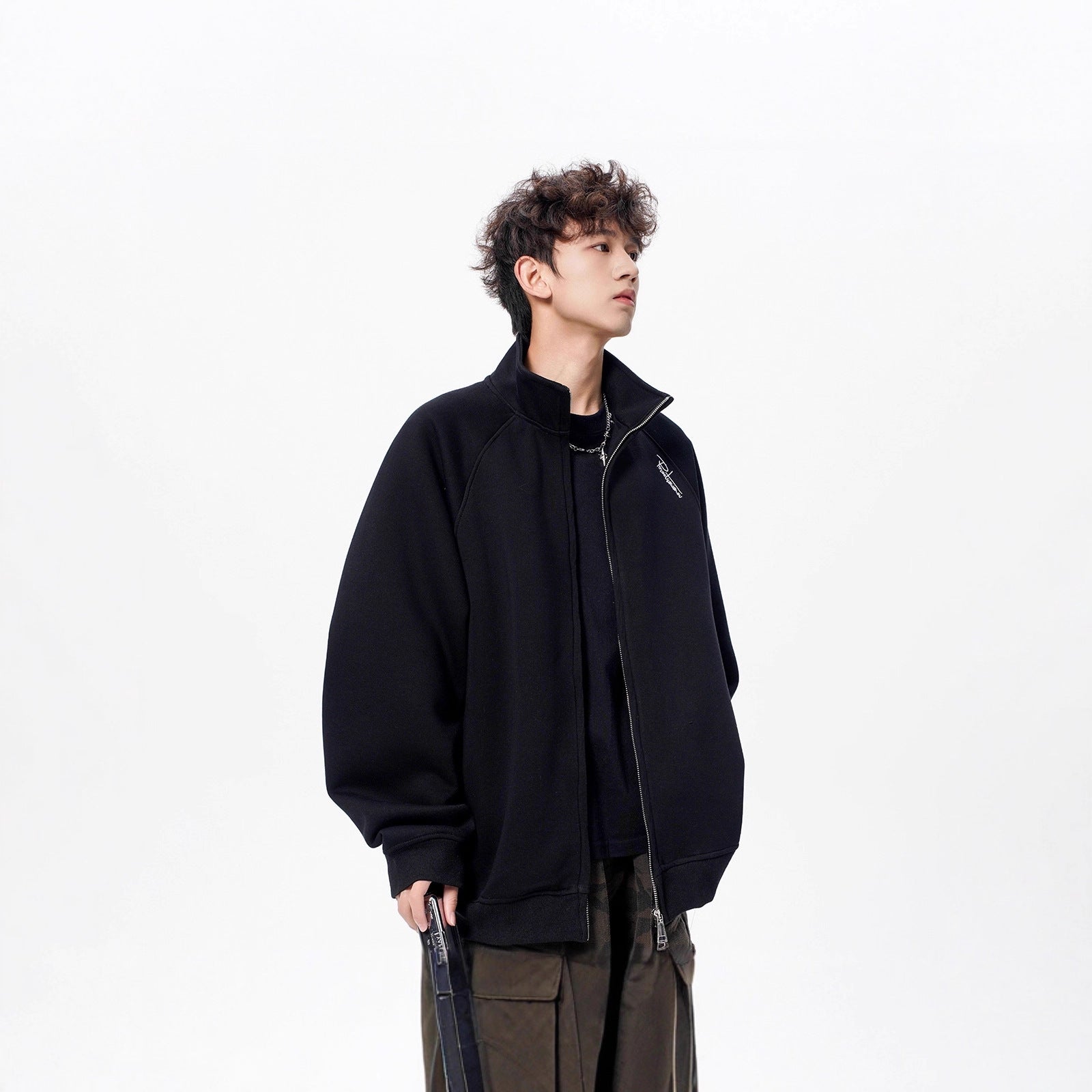 Men's Sporty Zip Jacket Chichicherry