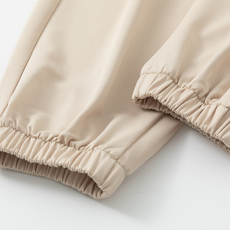 Men's Comfort Jogging Pants with sustainable interlock stretch, concealed side pockets & elastic ankle cuffs Chichicherry