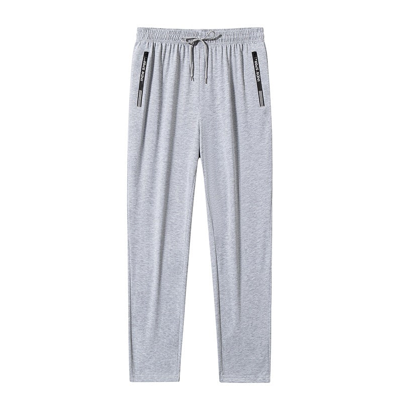 Men's sporty functional training pants with elastic drawstring, zip pockets & tapered leg Chichicherry