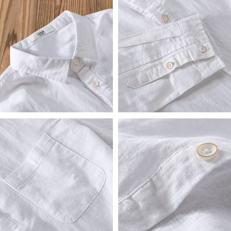 Men's overshirt made from cotton blend with chest pocket and loose fit Chichicherry