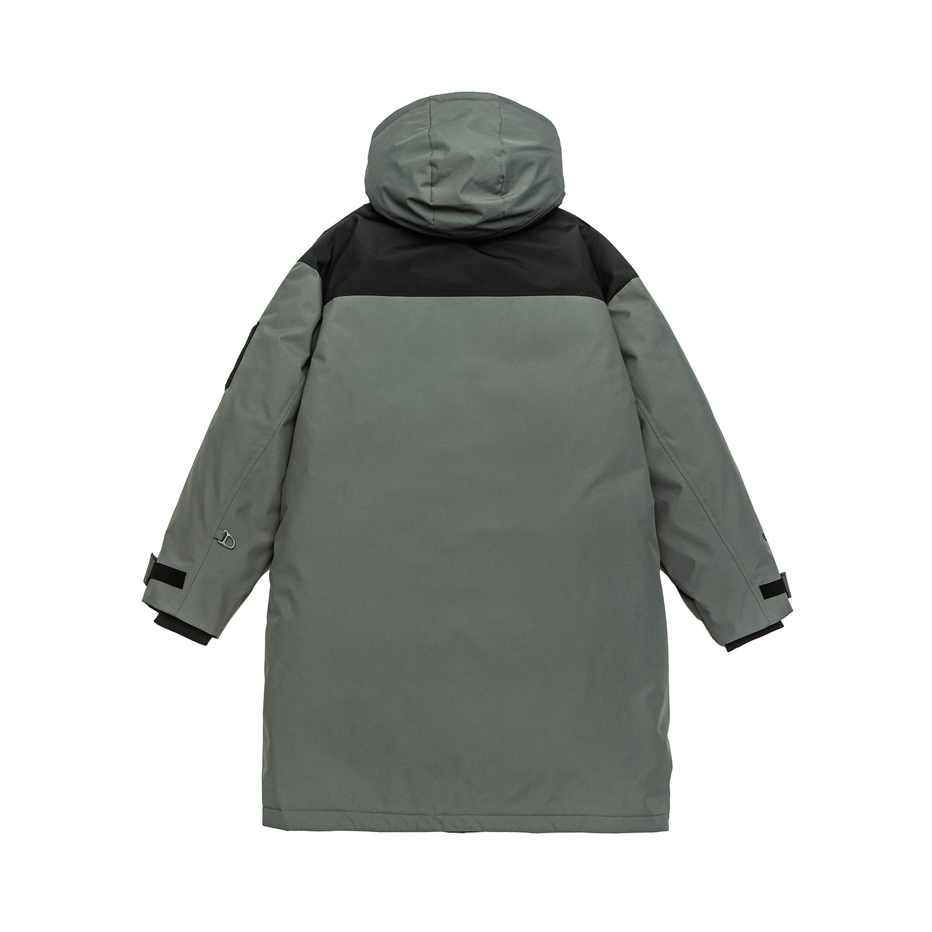 Men's Water-Repellent Quilted Winter Parka with Hood and Multifunctional Pockets Chichicherry