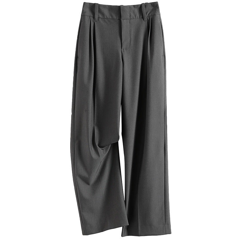 Women Elegant, high-waisted and flowing fabric trousers Chichicherry