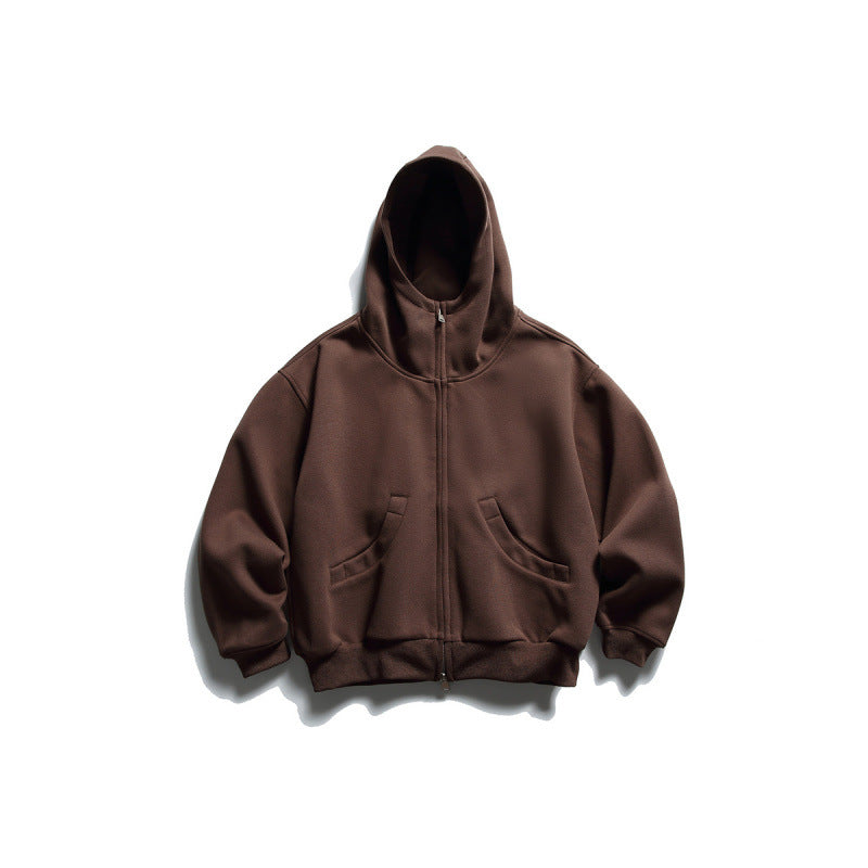 Unisex Oversize Zip-Hoodie with high collar and kangaroo pockets Chichicherry