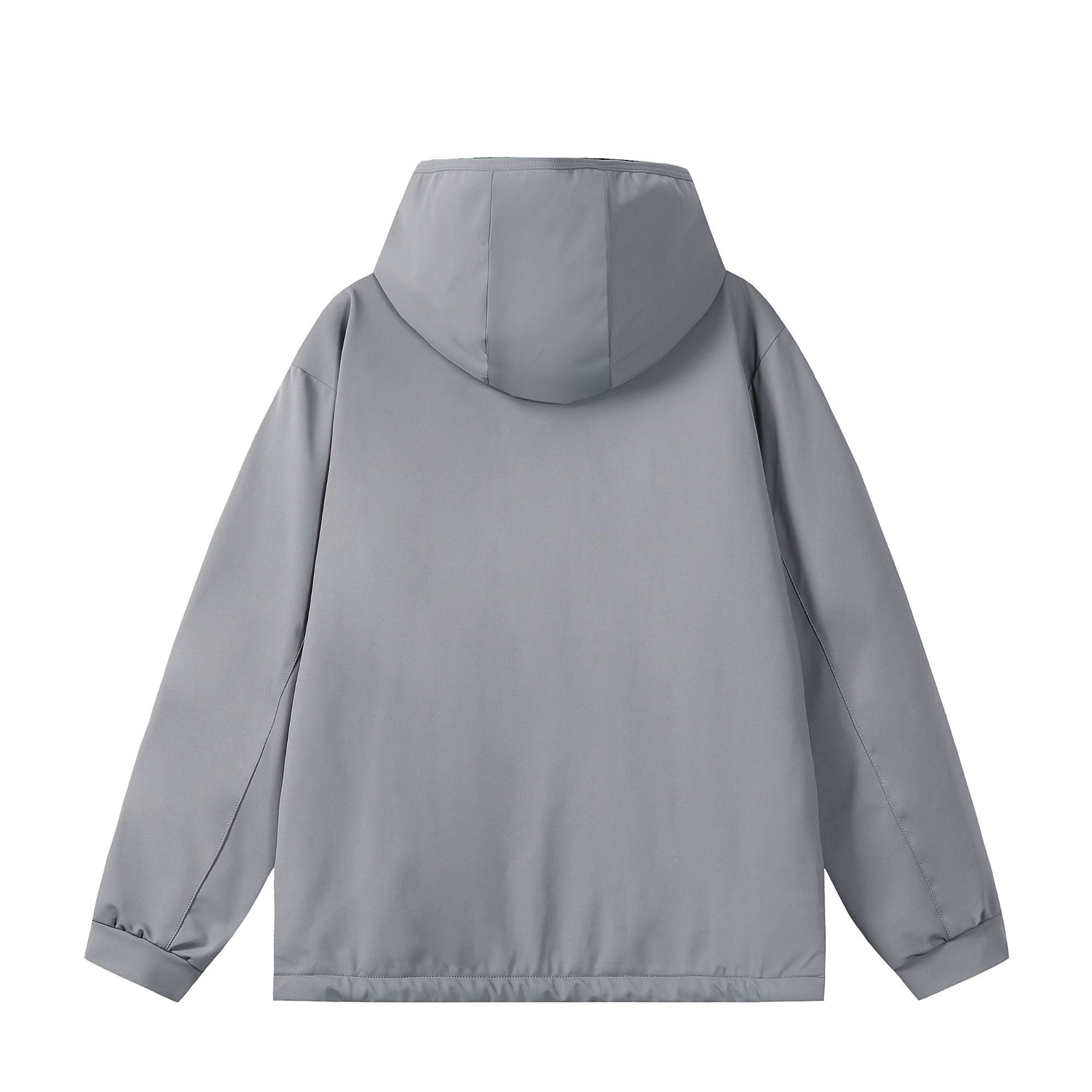 Unisex wind and rain jacket with hood, water-repellent softshell cover and warming fleece lining Chichicherry