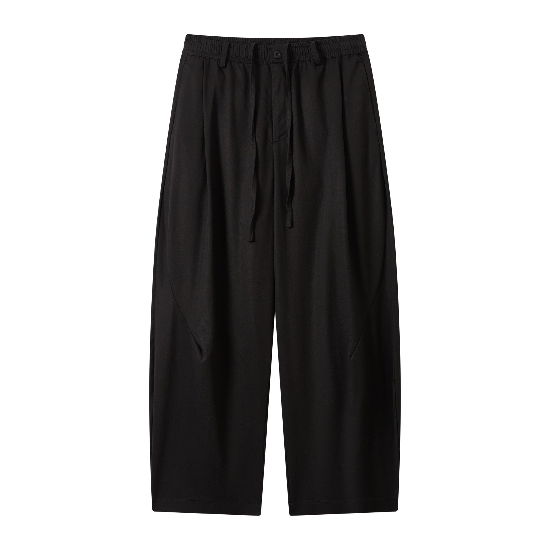 Women's wide culotte pants with elastic waistband and drawstring Chichicherry