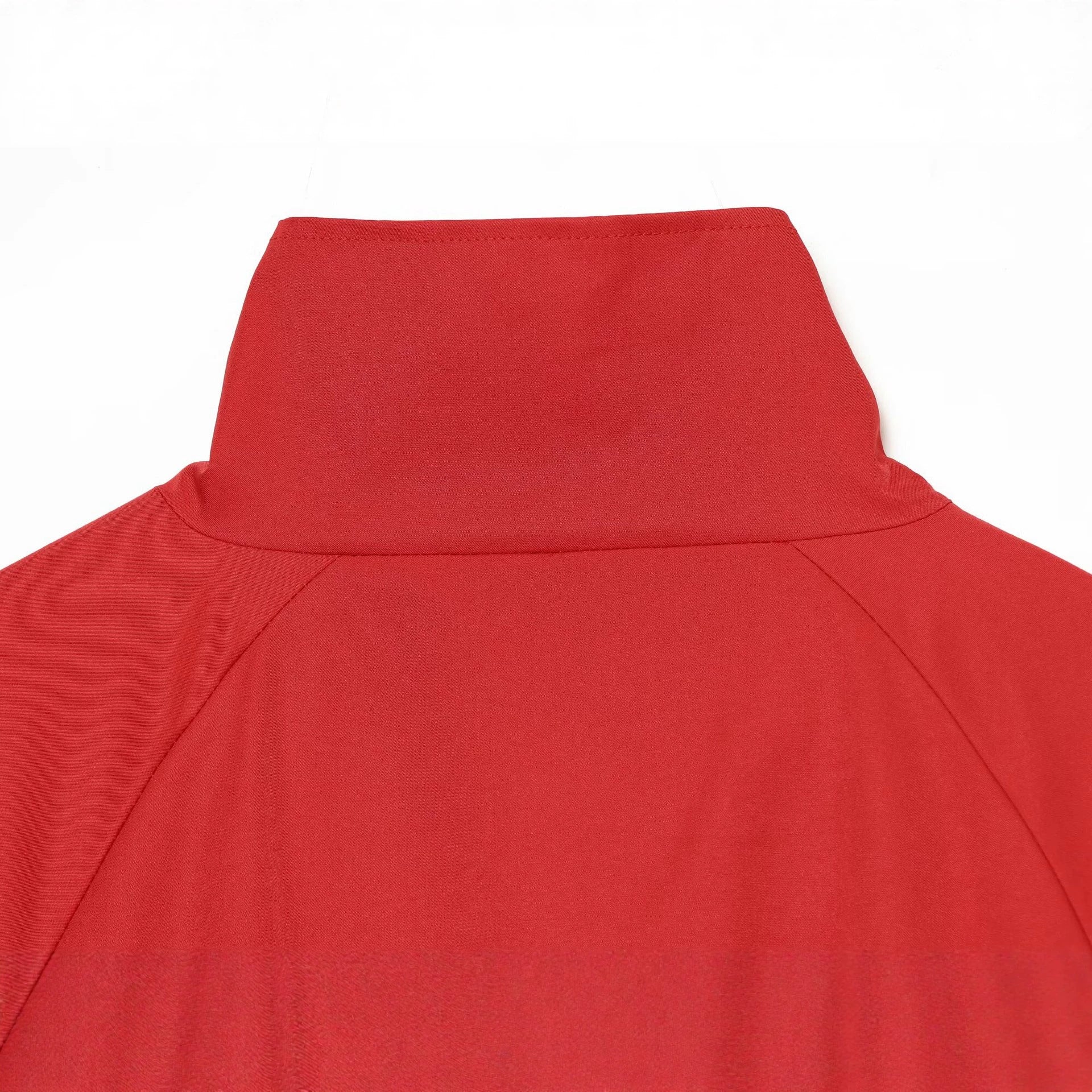 Women's Lightweight Boxy Transitional Jacket with Funnel Neck and Elastic Hem Chichicherry