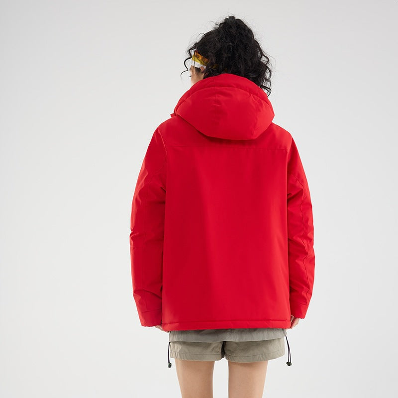 Women's Padded Winter Jacket with Hood, Water Repellent and Windproof Chichicherry