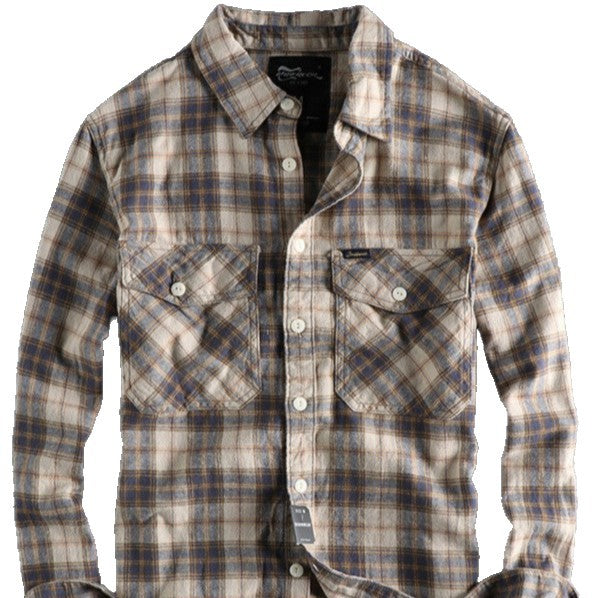 Herren Karo-Flanell-Hemd mit Brusttaschen und legerer Relaxed‑Passform Chichicherry