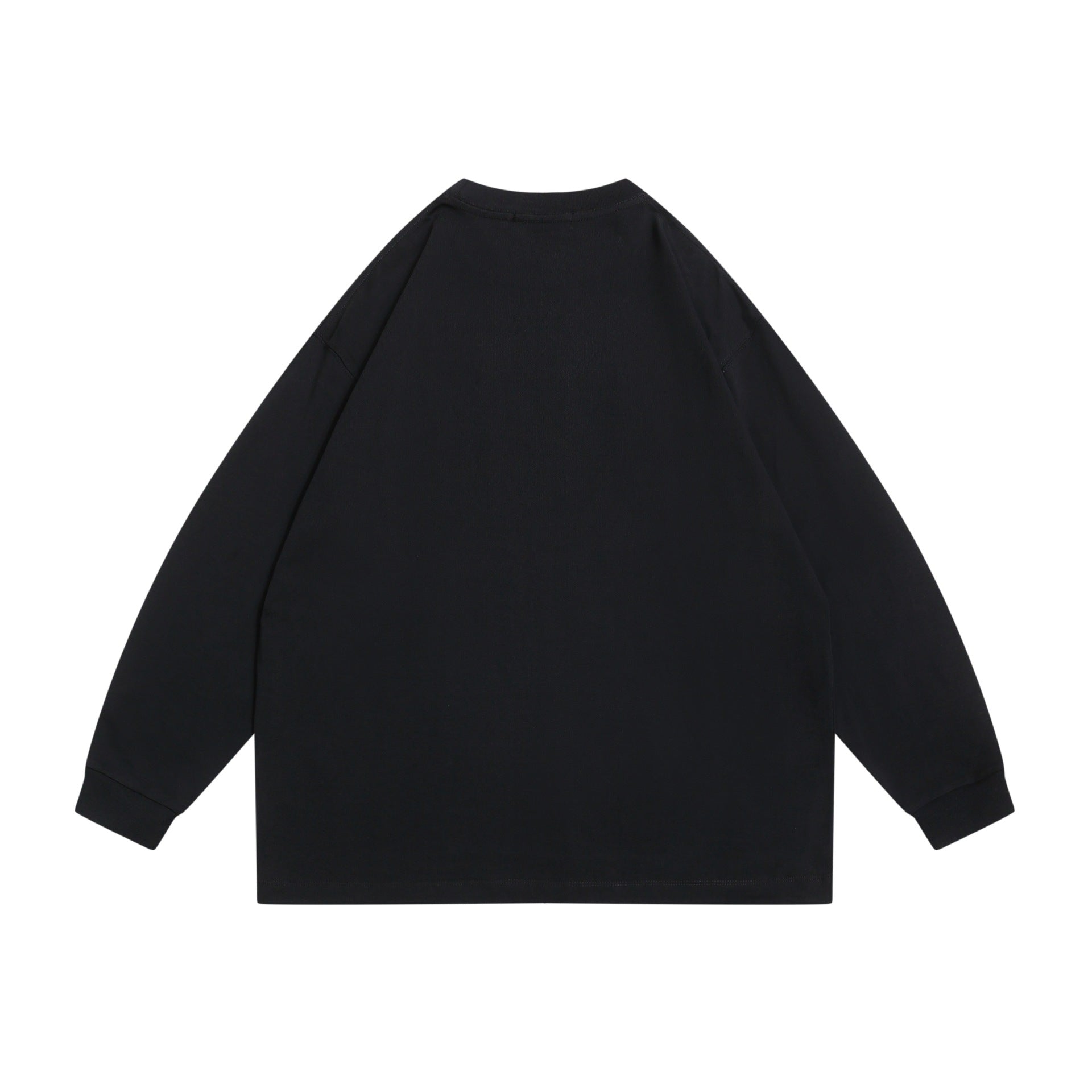 Unisex Oversize sweatshirt with distinctive typo print, ribbed round neck and extended sleeves Chichicherry