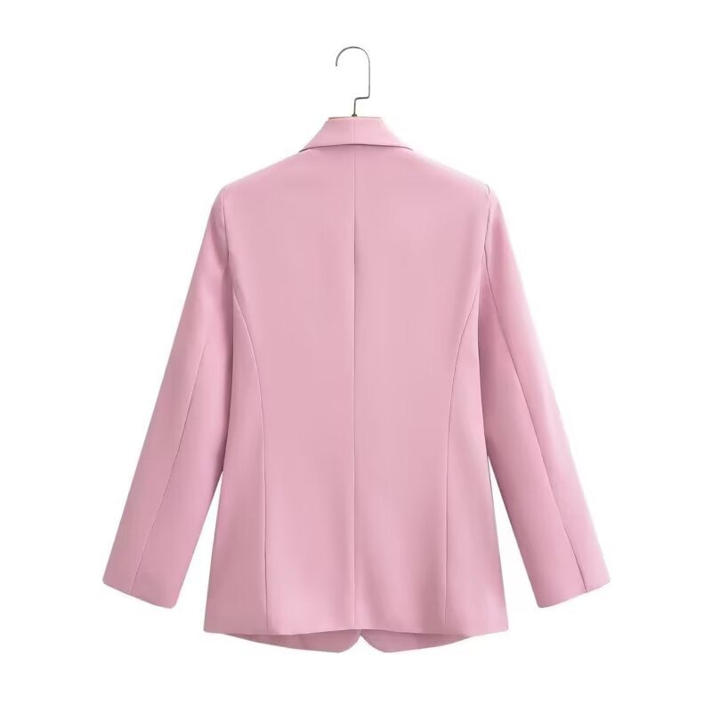 Women's Tailored Pantsuit with Oversized Blazer and Tailored Vest Chichicherry