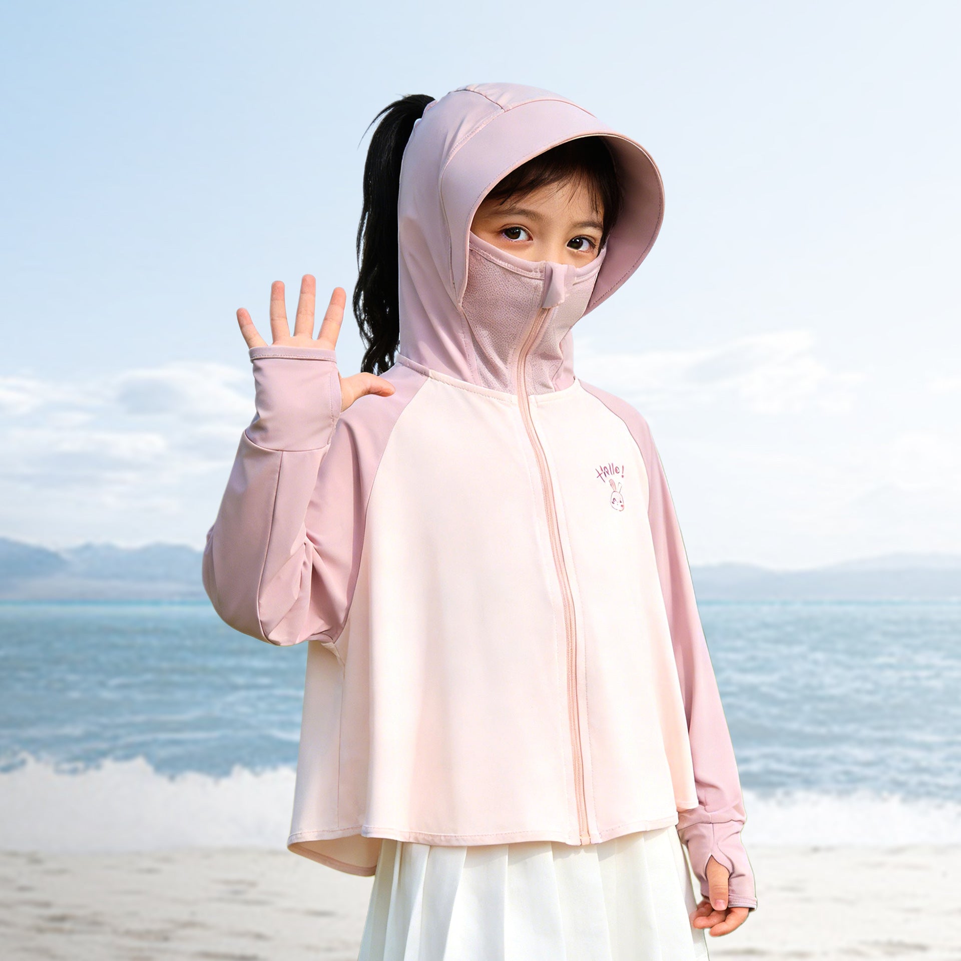 Women's UV protection jacket with hood and breathable material Chichicherry