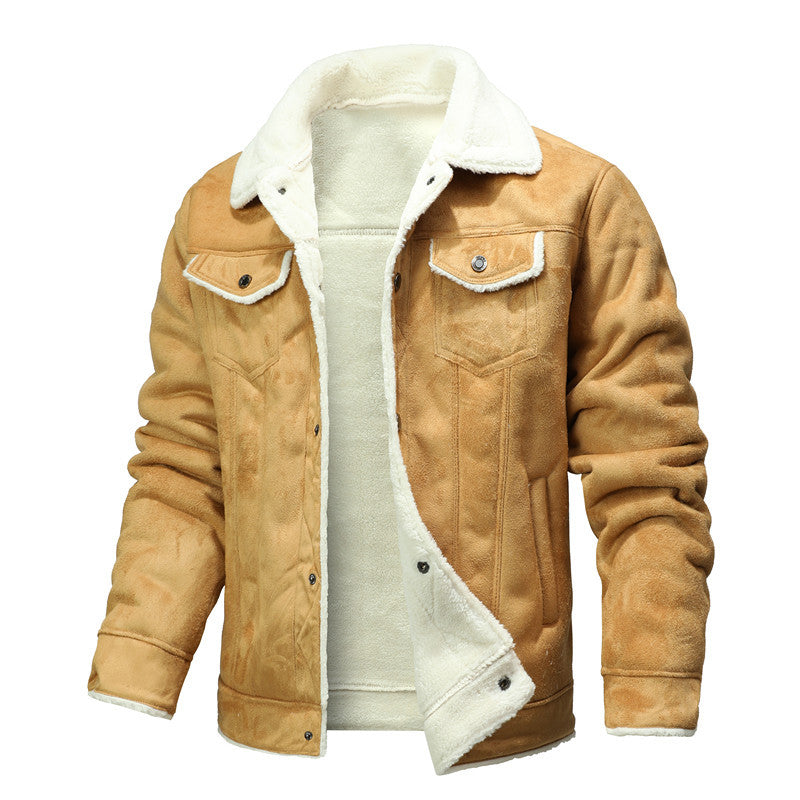 Men's Suede Look Jacket Chichicherry