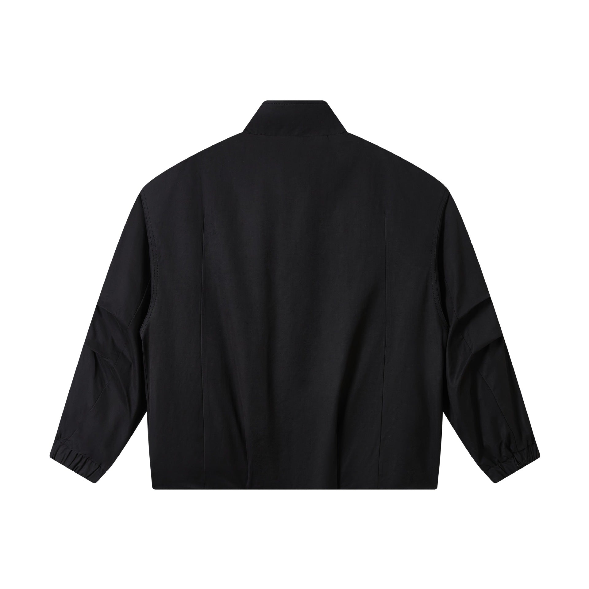 Men's short-cut utility blouson with high funnel collar and flap pockets Chichicherry