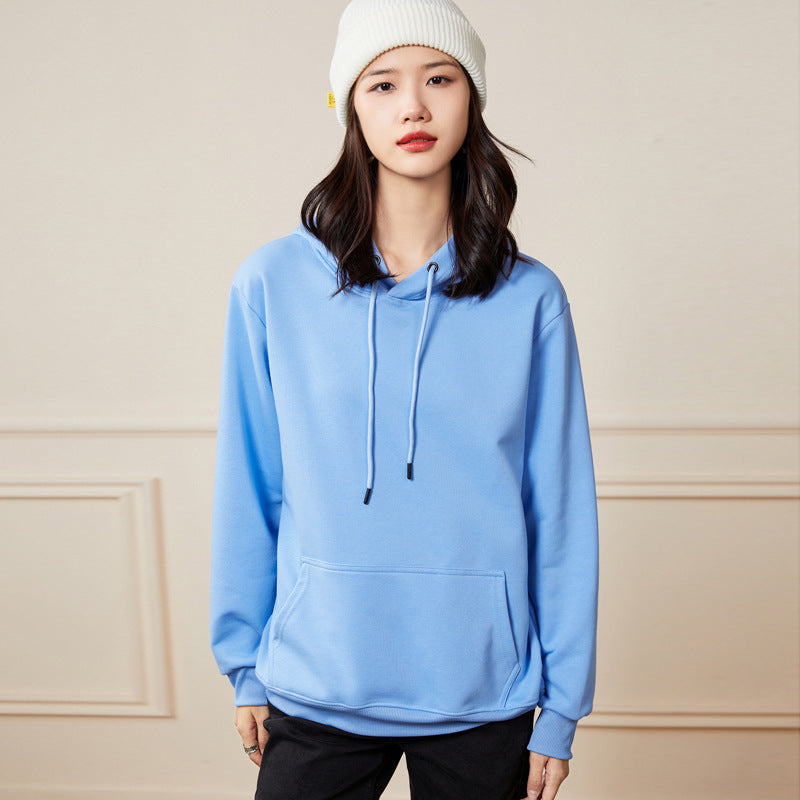 Women's Oversize Hoodie made of cotton blend with kangaroo pocket and ribbed cuffs Chichicherry