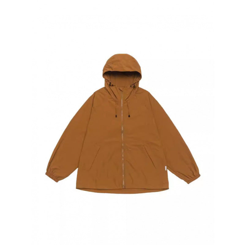 Unisex Oversized Hooded Jacket in Parka Style with Extended Back and Drawstring Chichicherry