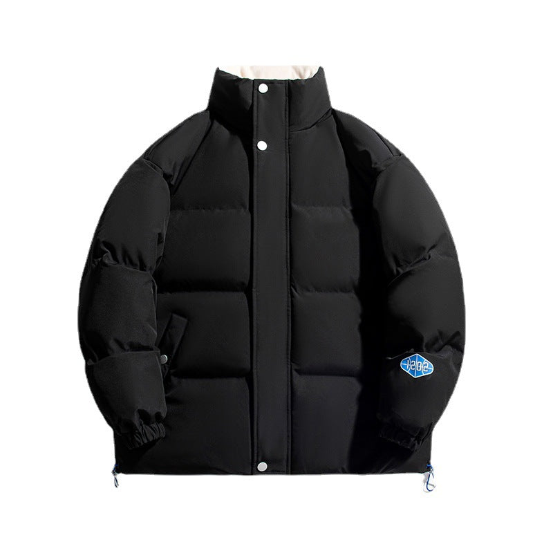 Unisex padded sleeveless quilted jacket with high stand-up collar, thermal insulation and drawstring hem Chichicherry