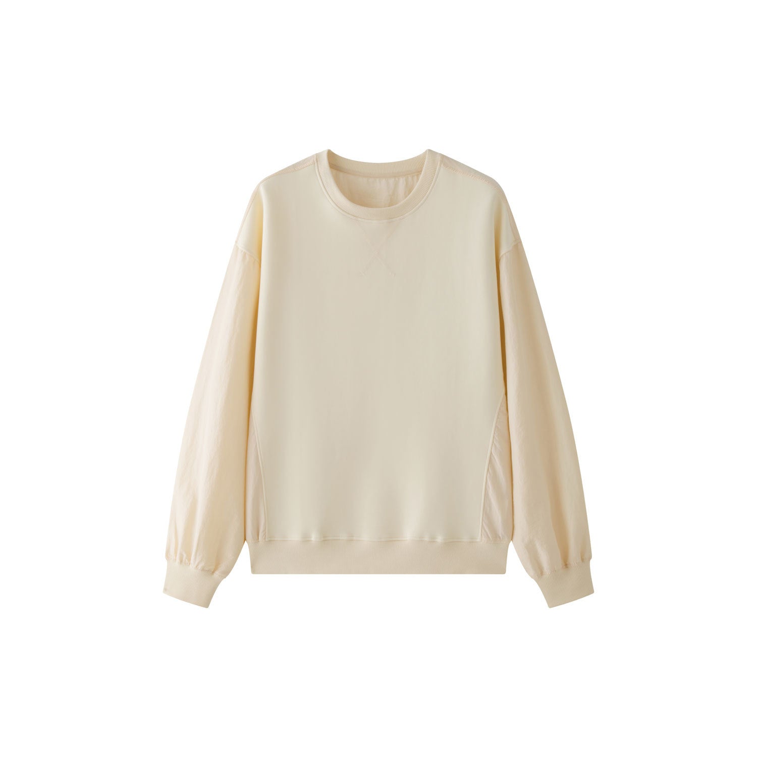 Women's Casual Sweatshirt Set with Voluminous Balloon Sleeves and Relaxed Lounge Cut Chichicherry
