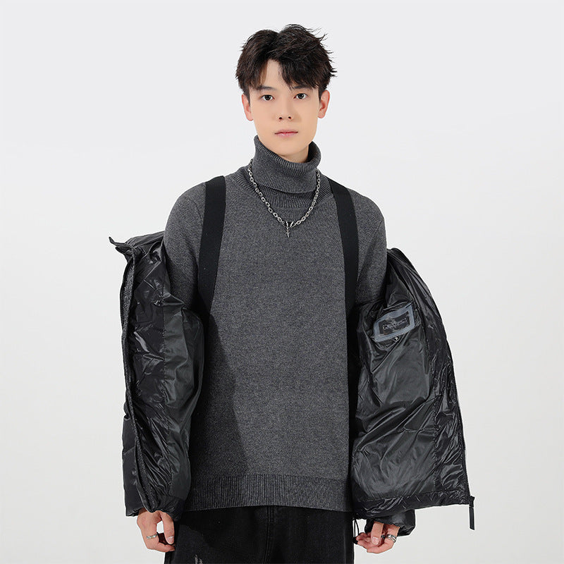 Unisex Padded Hooded Jacket with Thermal Insulation and Adjustable Hem Chichicherry