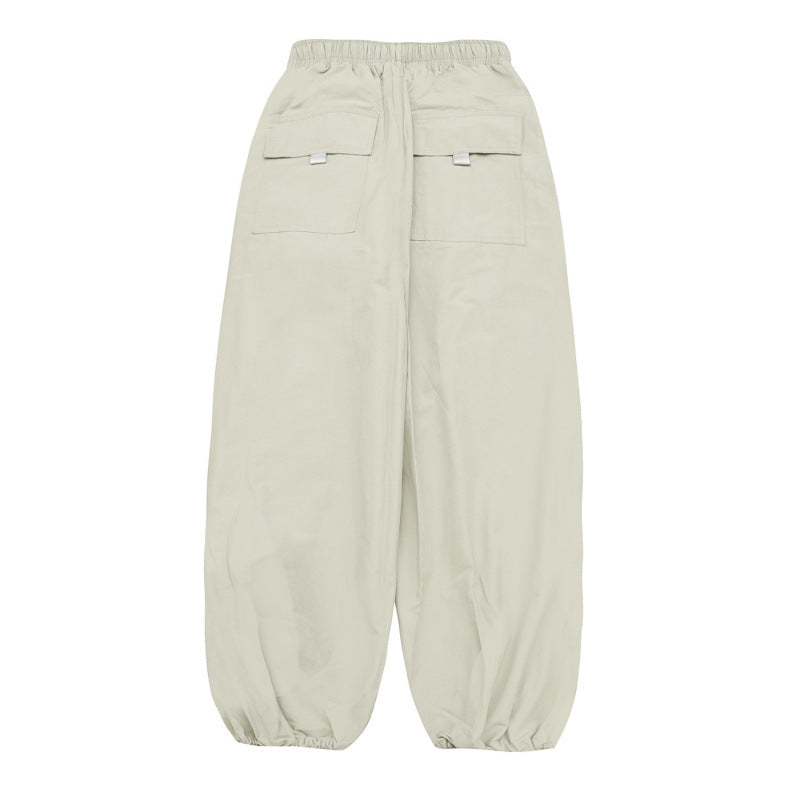 Unisex balloon pants with drawstring, elastic cuffs and relaxed fit Chichicherry
