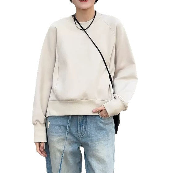 Women's Comfortable Sweatshirt with Raglan Sleeves Chichicherry