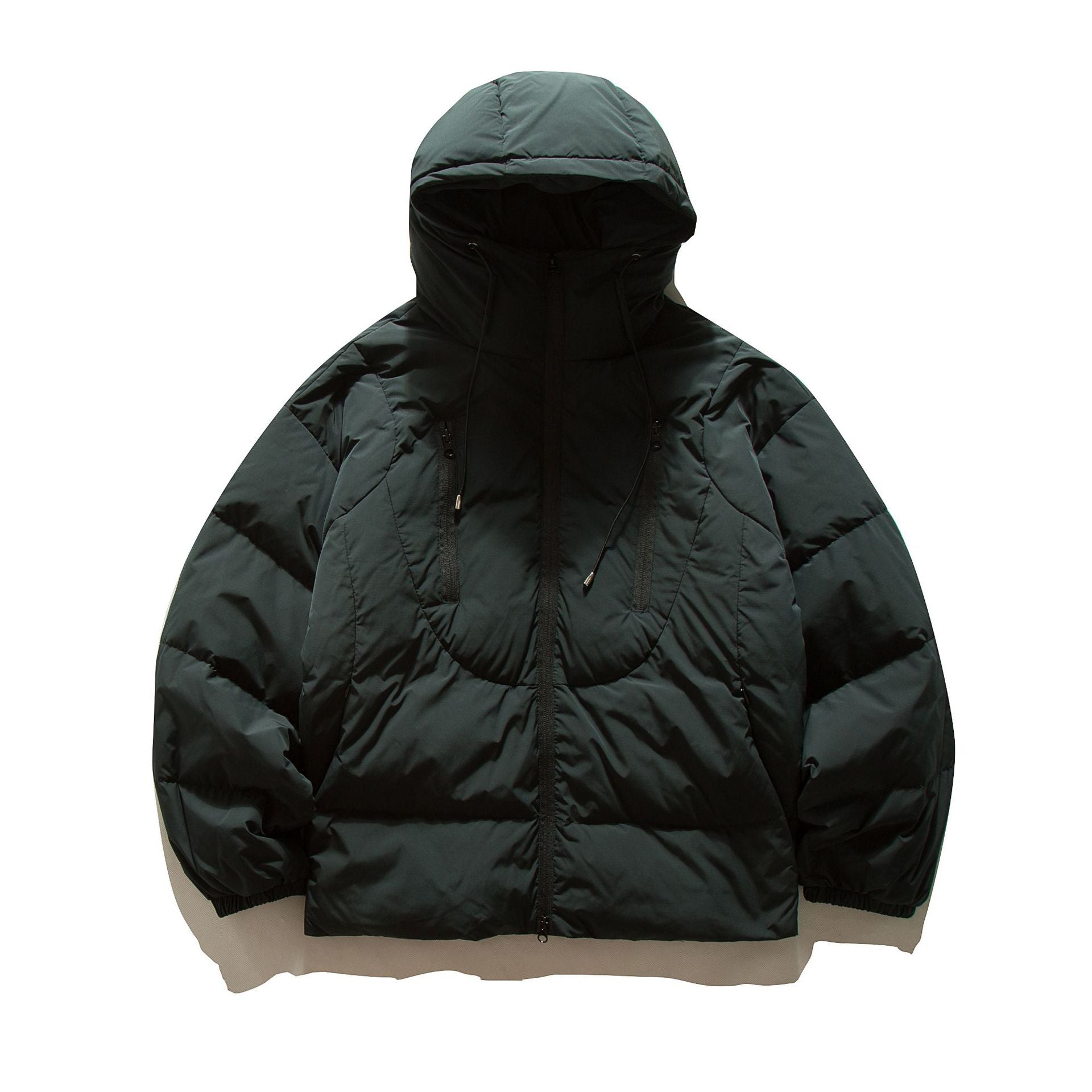 Women’s oversized quilted hooded jacket with voluminous thermal padding Chichicherry