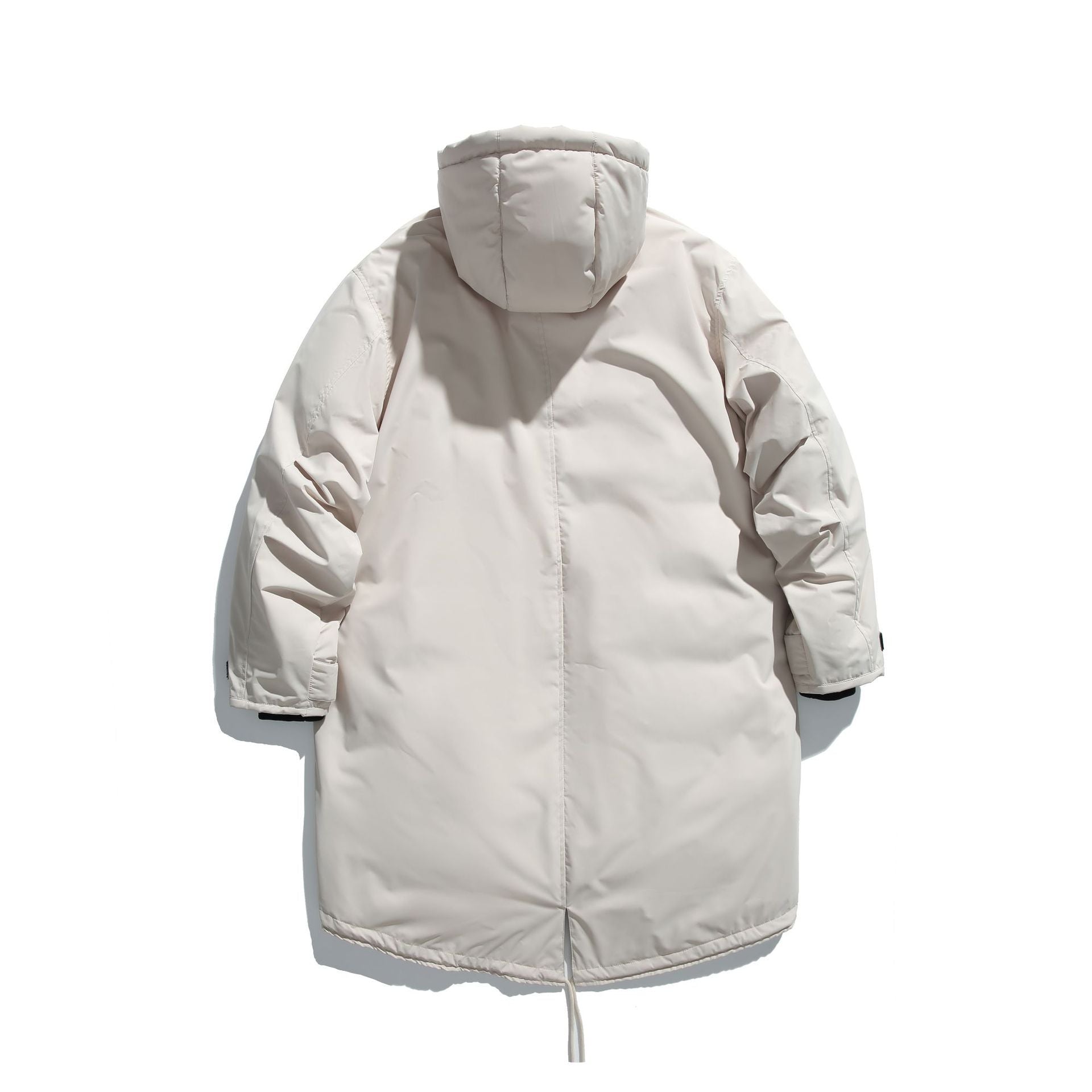 Men's Long Insulated Functional Parka with Stand-Up Collar and Drawstring Hem Chichicherry