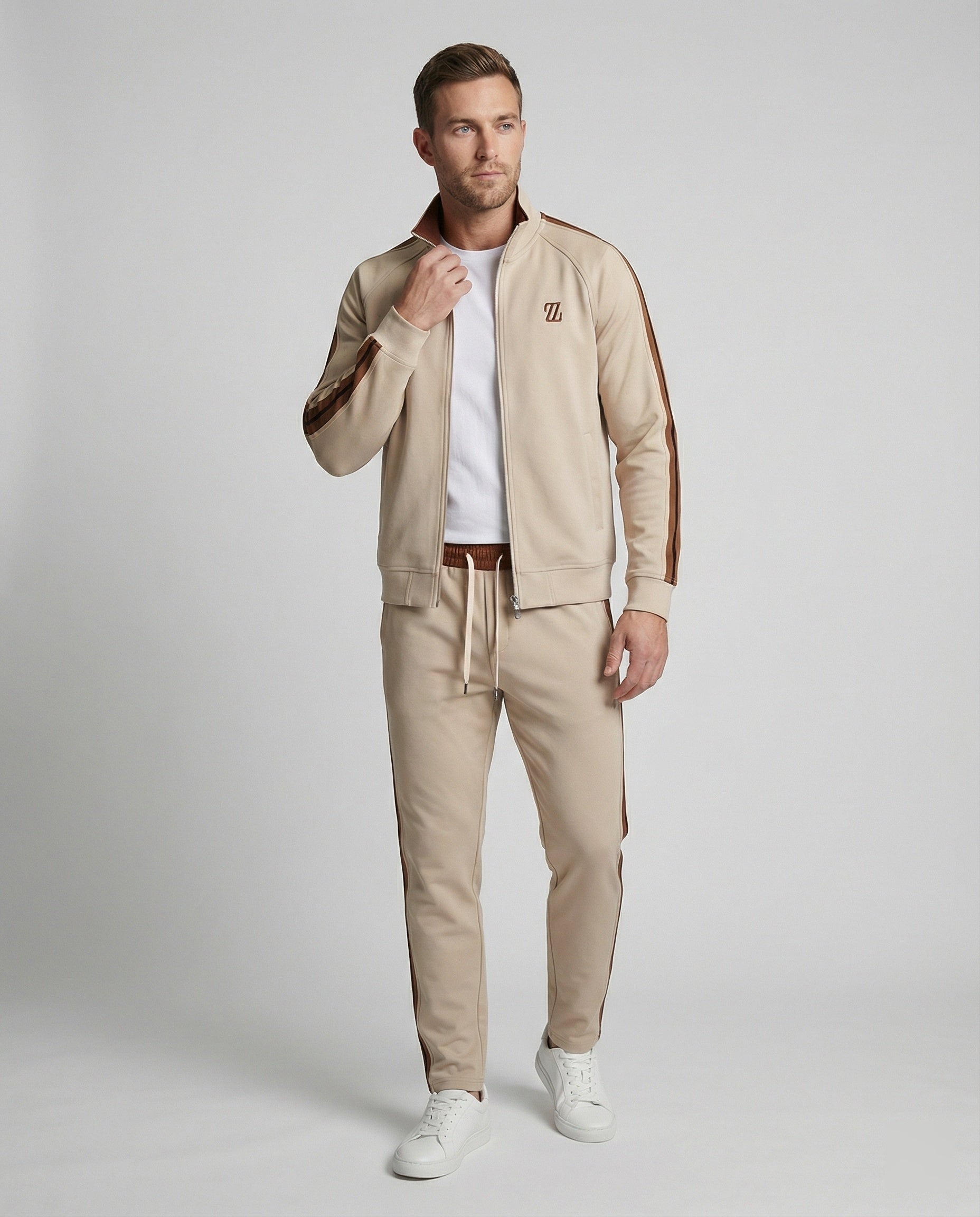 Jogging suit men sporty