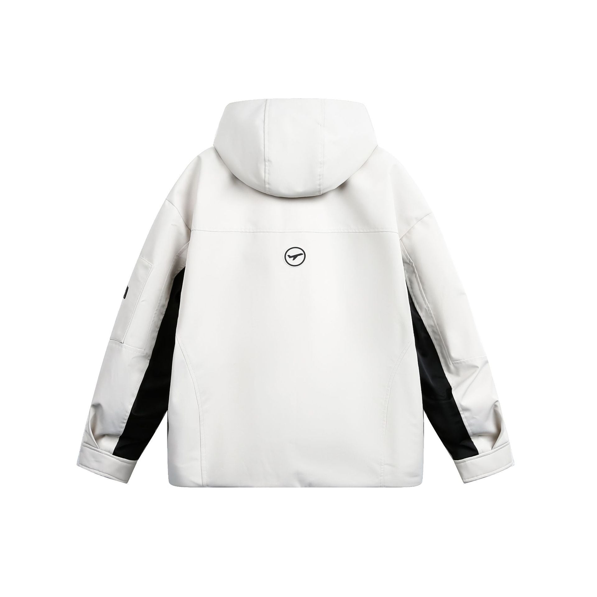 Unisex Technical Padded Winter Parka with High Hood and Multiple Zipper Pockets Chichicherry
