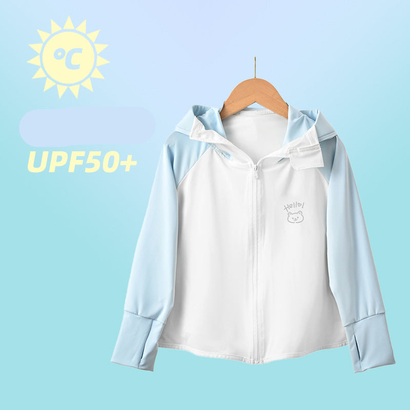 Boys functional UV protection jacket with hood Chichicherry