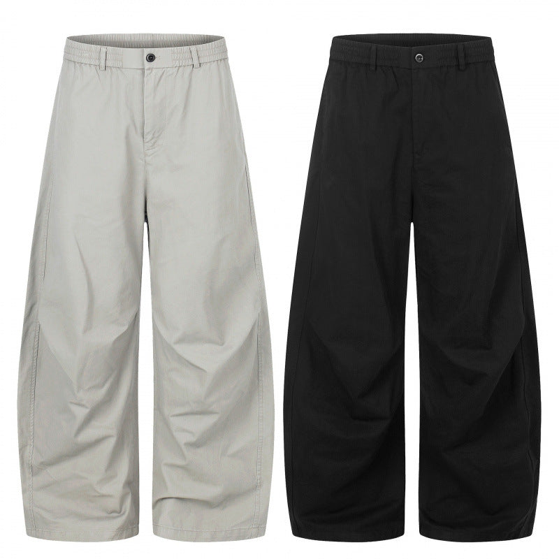 Women's wide culotte pants in cropped look with elastic waistband Chichicherry