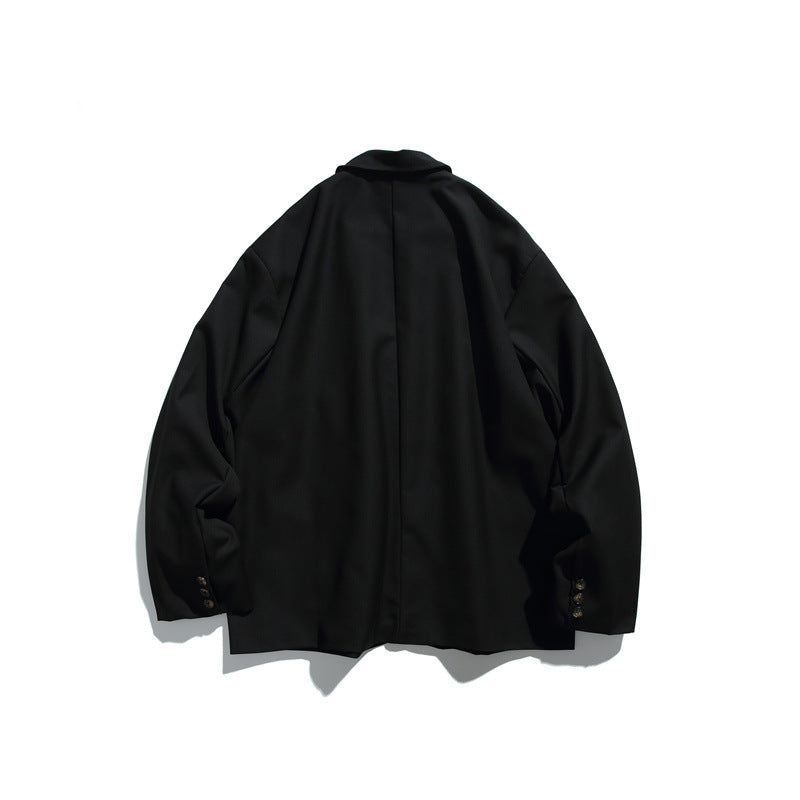 Men's Oversized Jacket made of draping twill with patch pockets Chichicherry