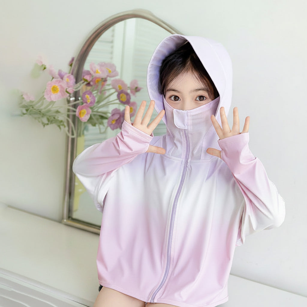 Women's UV protection jacket with hood and moisture-regulating properties Chichicherry