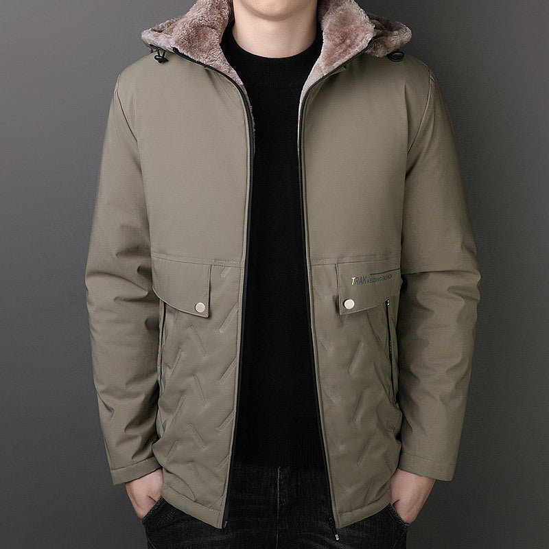 Men's Thermal Parka with Teddy Lining and Hood Chichicherry