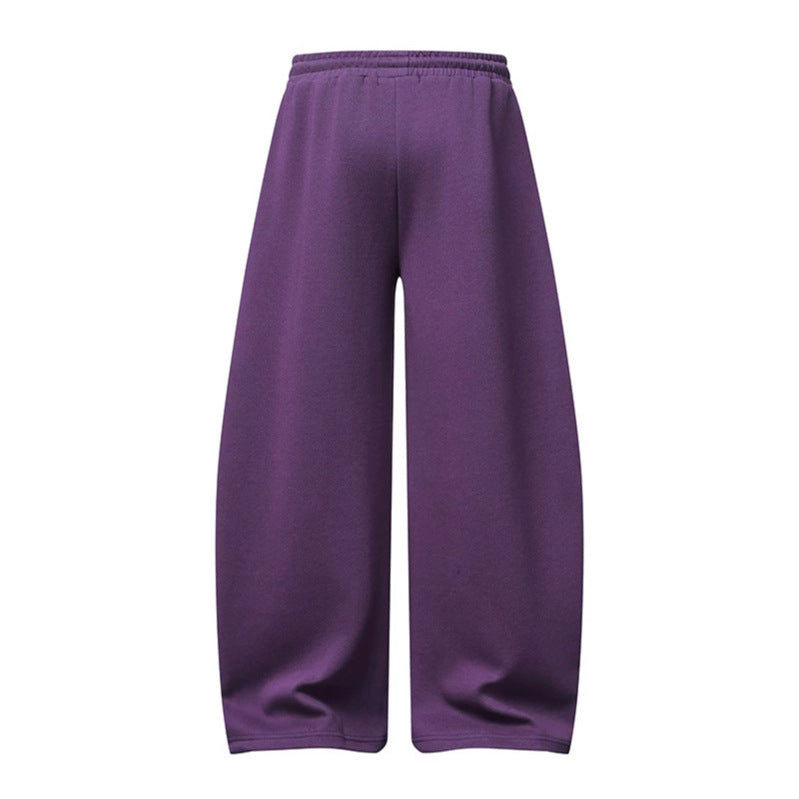 Women's palazzo sweatpants with high elastic waistband, drawstring and extra wide leg Chichicherry