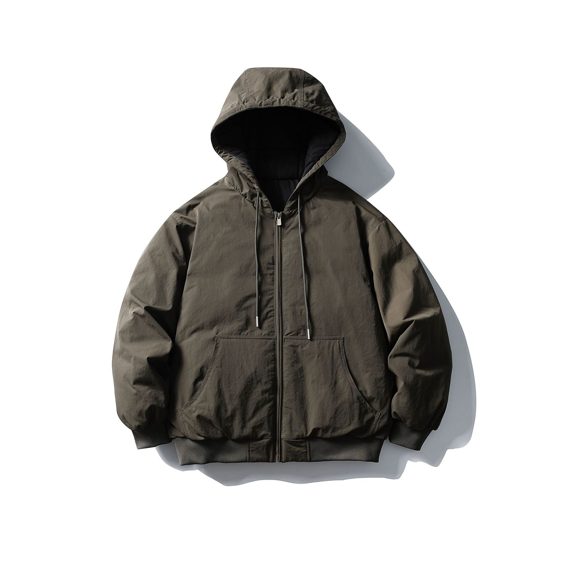 Unisex Boxy padded hoodie with kangaroo pocket and ribbed cuffs Chichicherry