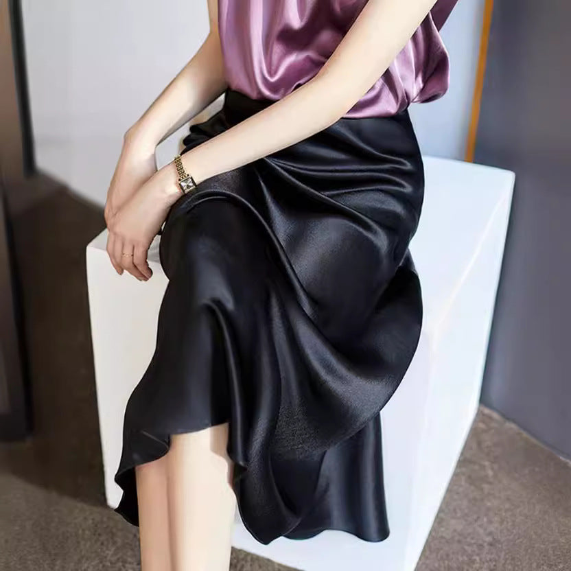 Women Elegant and flowing blouse with stripes Drune
