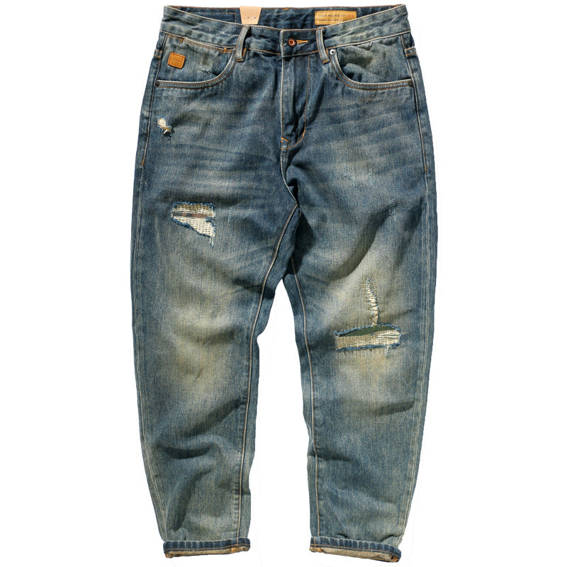Herren Cargohose im Camouflage-Utility-Stil mit geradem Bein und robustem Canvas Chichicherry