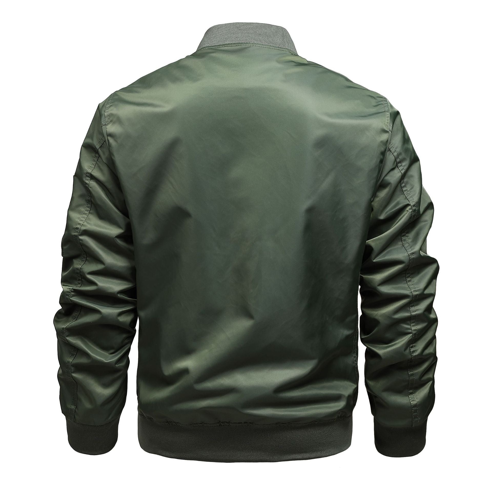 Men's pilot bomber with sleeve organizer, utility pockets, and ribbed cuffs Chichicherry