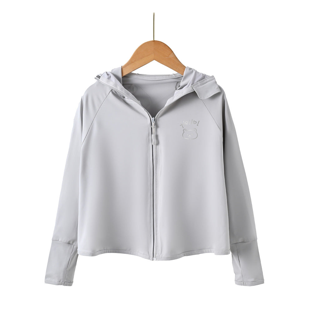 Children's UV protection jacket with hood and breathable properties Chichicherry