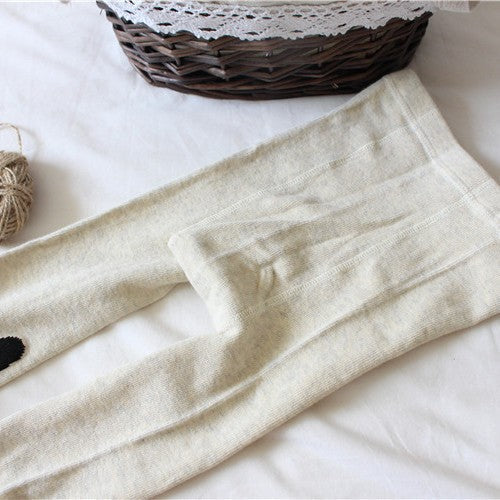 Girls Leggings with Cat Design Chichicherry