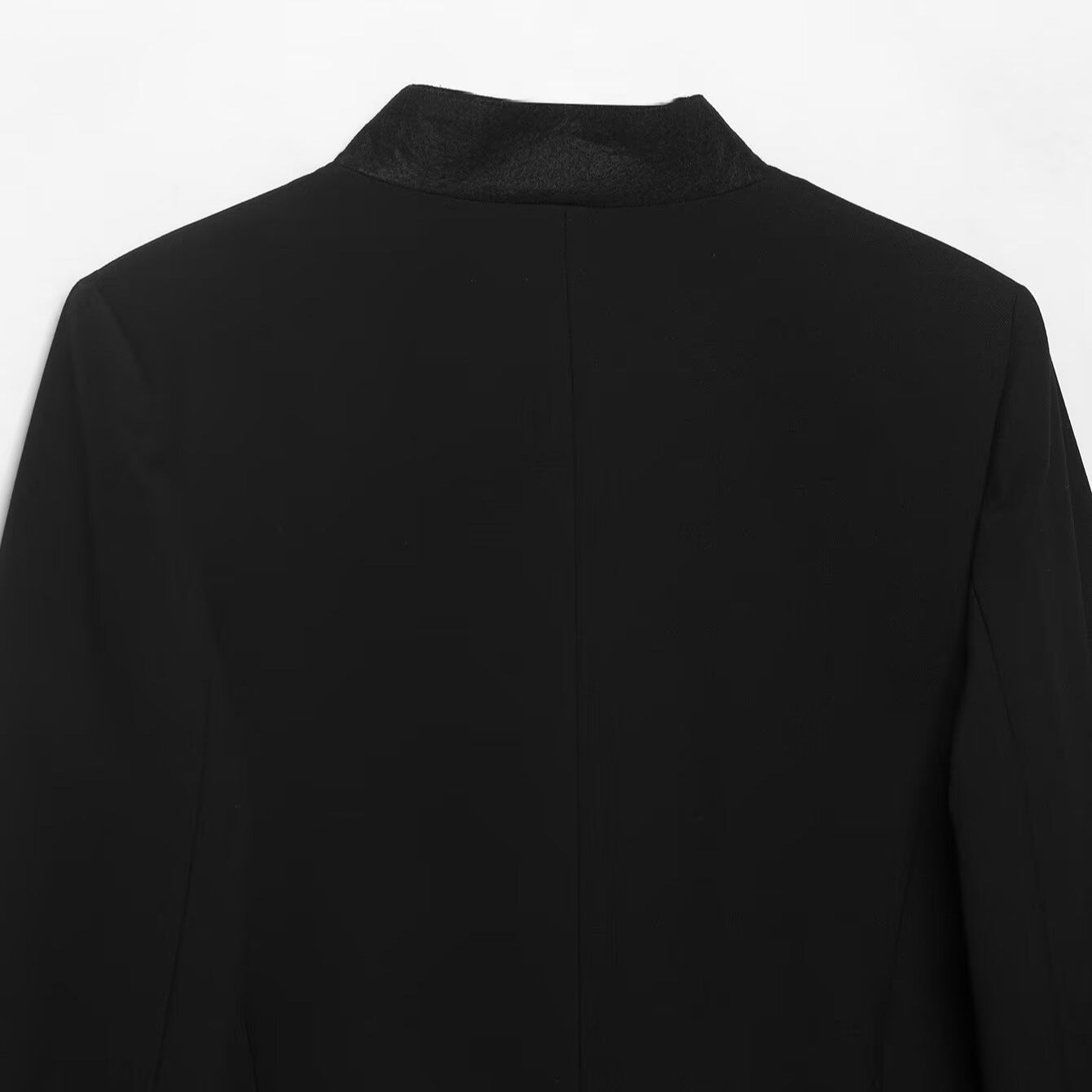 Women's cropped blazer with stand collar Chichicherry