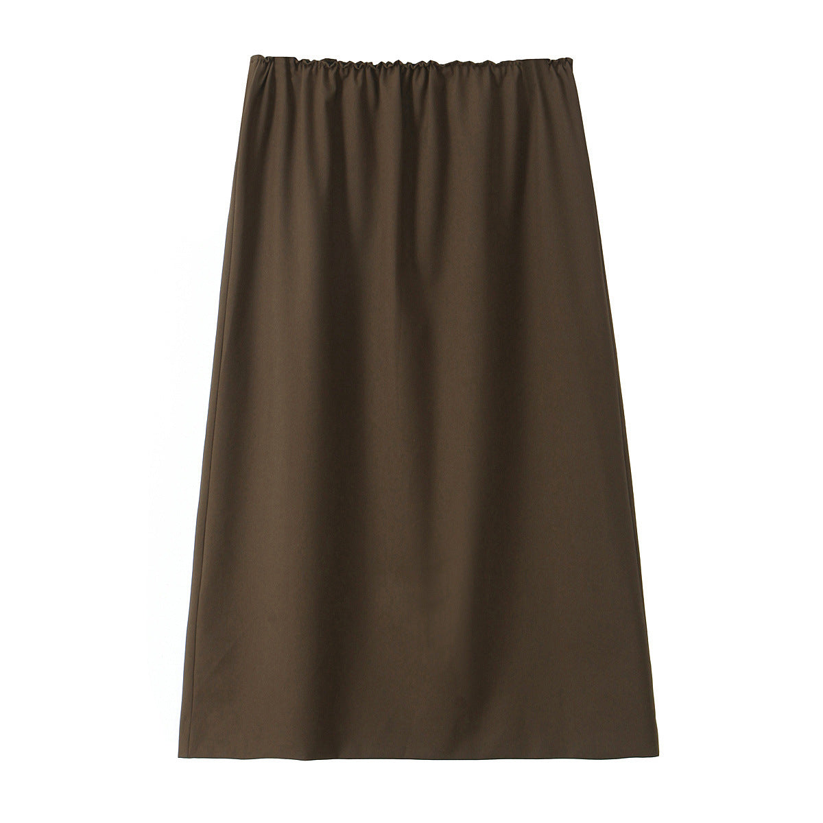 Women A-line midi skirt with elastic waistband and flowing silhouette Chichicherry