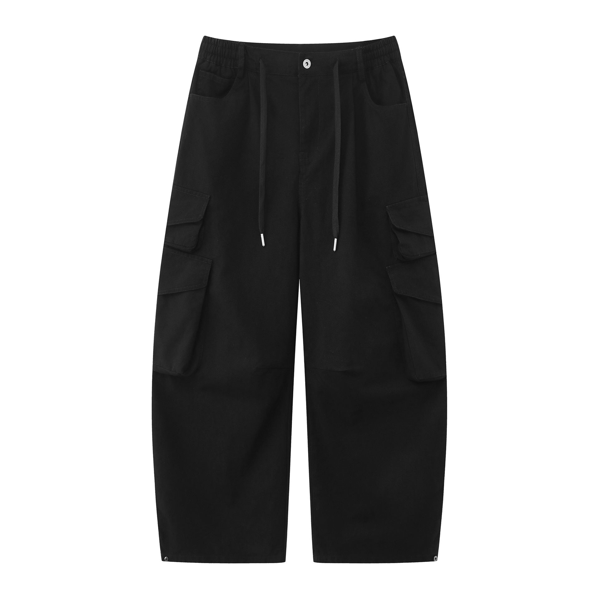 Ladies Utility Cargo Culotte with wide leg, elastic waistband and flap pockets Chichicherry