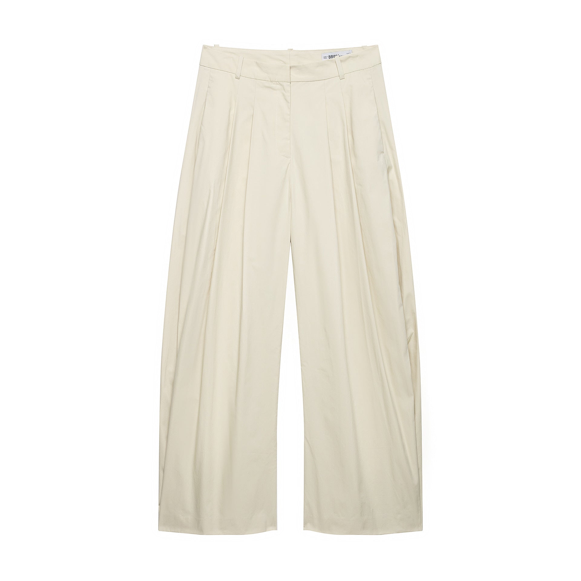Women Two-Piece Oversized Shirt and Wide Pleated Trousers Set Chichicherry
