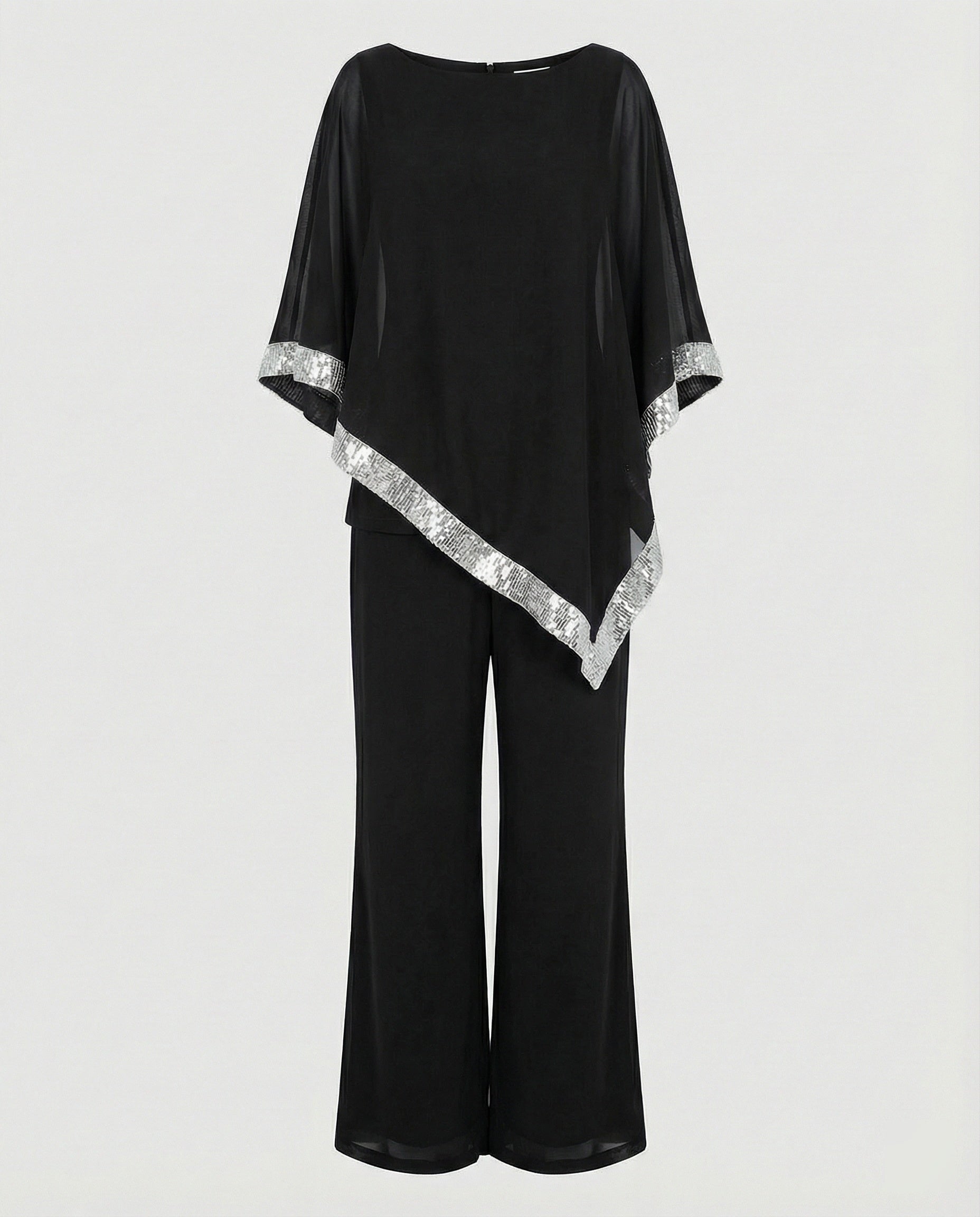Women Two-Piece Set Evening Palazzo Pants