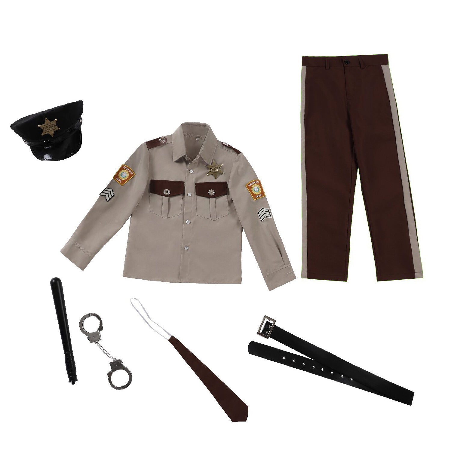 Boys Police Costume with Accessories Chichicherry